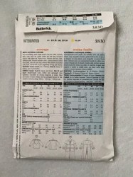 3830 BUTT COAT BK